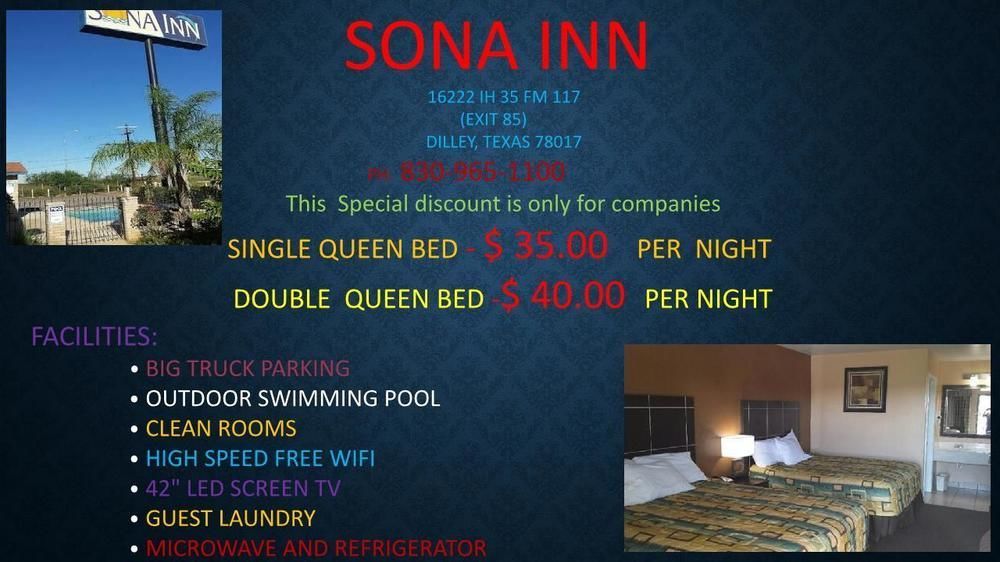 Sona Inn Dilley Екстериор снимка